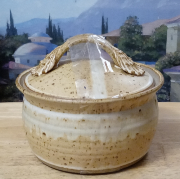 🇺🇸Signed Magnum Pottery Lidded Dish🍜Made In N.C. U.S.A.,Rob&Beth Magnum. - Picture 8 of 10